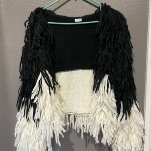 FARRON shaggy cardigan. Size S/M